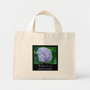 Bröllopsfest Tote Bag presenten BRIDESMAID Hydrang Mini Tygkasse