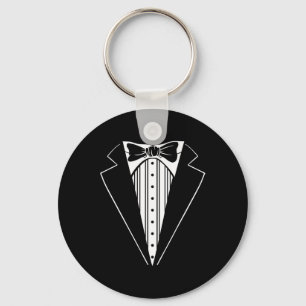 Bröllopsfest Tuxedo Matchande Speningsfest Rolig Nyckelring