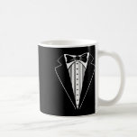 Bröllopsfest Tuxedo Matching Bachelor Party Funny Kaffemugg<br><div class="desc">Bröllopsfest Tuxedo Matching Bachelor Party Funny Groom</div>