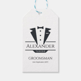 Bröllopsfest Tuxedo-presenter Groomsman Presentetikett
