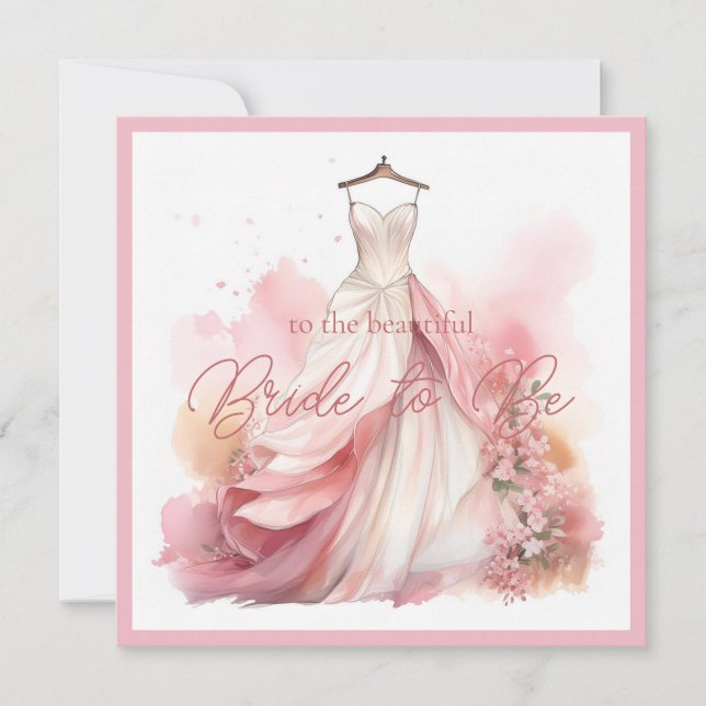 Bröllopsfest vit bröllopsklänning  (Framsida)