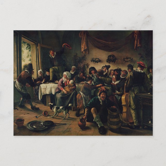 Bröllopsfest Vykort (Framsida)