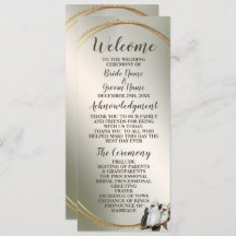 Bröllopsfest White Birds Cockatoo Grönt Löv