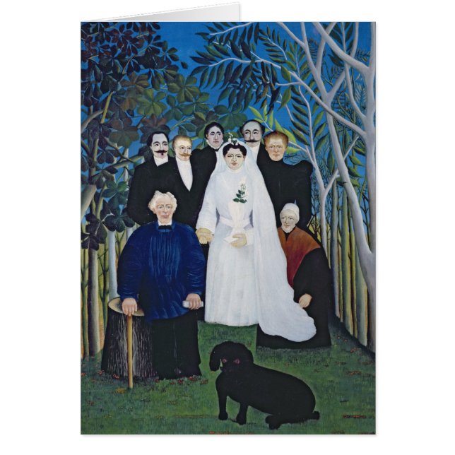 Bröllopsfesten, 1905 hälsningskort (Framsidan)