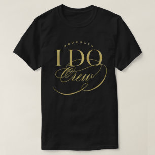 Bröllopsfesten Anpassat namn på Elegant-skript Tee Shirt