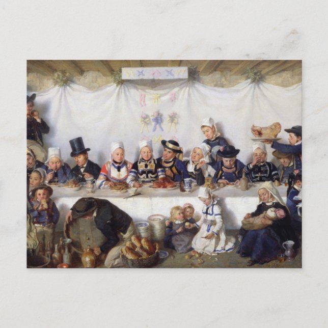 Bröllopsfesten Vykort (Framsida)