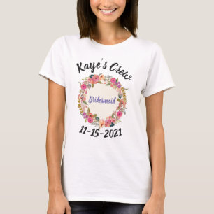 Bröllopsfestens utandningsdesign t shirt