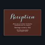 Bröllopsfestkort Inbjudningar<br><div class="desc">Elegant och chic bröllopsfestkort.</div>