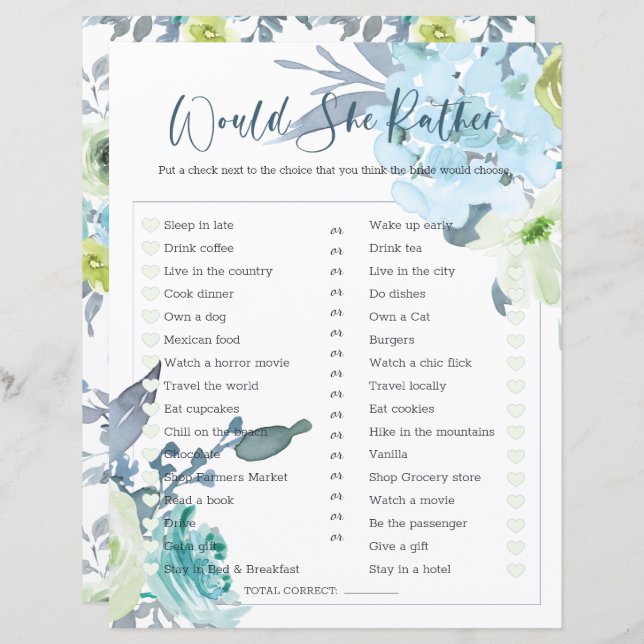 Bröllopsfestspel 'Hellre Än' Ljusblå (Fram/baksida)