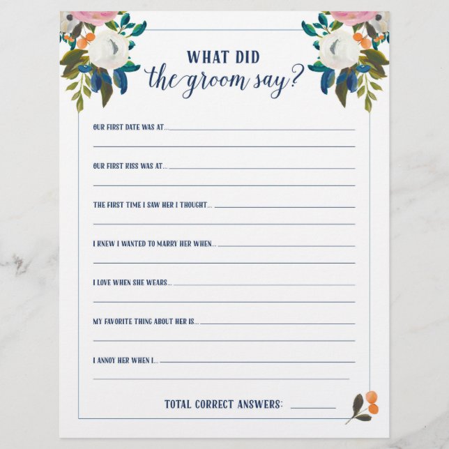 Bröllopsfestspel Vad sa brudgummen? (Framsida)