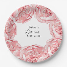 Bröllopsfesttallrikar Blommor