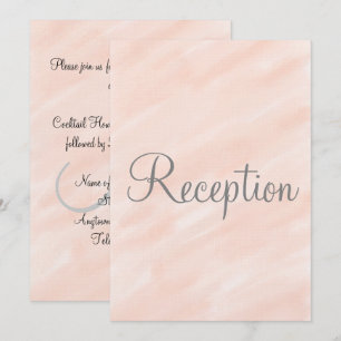 Bröllopsfirande Blush Monogram Inbjudningar