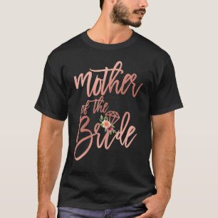 Bröllopsfirande för mamma från brud Mor till brude T Shirt