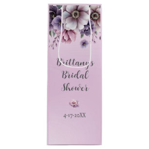 Bröllopsfirande Lavendel Akvarell Blommig