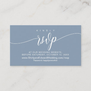 Bröllopsfirande Online RSVP, Modern Tilläggskort