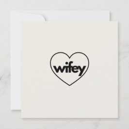 Bröllopsfirande tillbehör för fru julkort