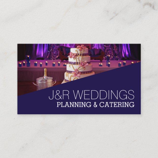 Bröllopsfixaren, Catering, livsmedel, restauranger Visitkort (Framsida)