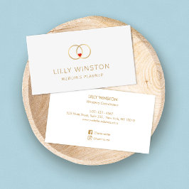 Bröllopsfixaren Groom Bröllop Ringar Visitkort