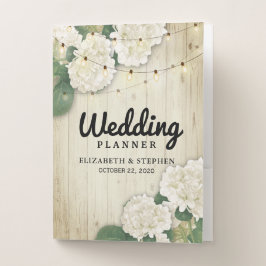 Bröllopsfixaren Hydrangea String Light Rustic Wood