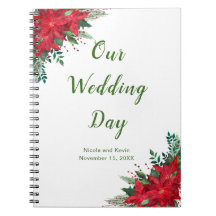 Bröllopsfixaren Jul Red Poinsettia Flowers