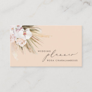 Bröllopsfixaren Pampas Grass & Calligraphy Visitkort