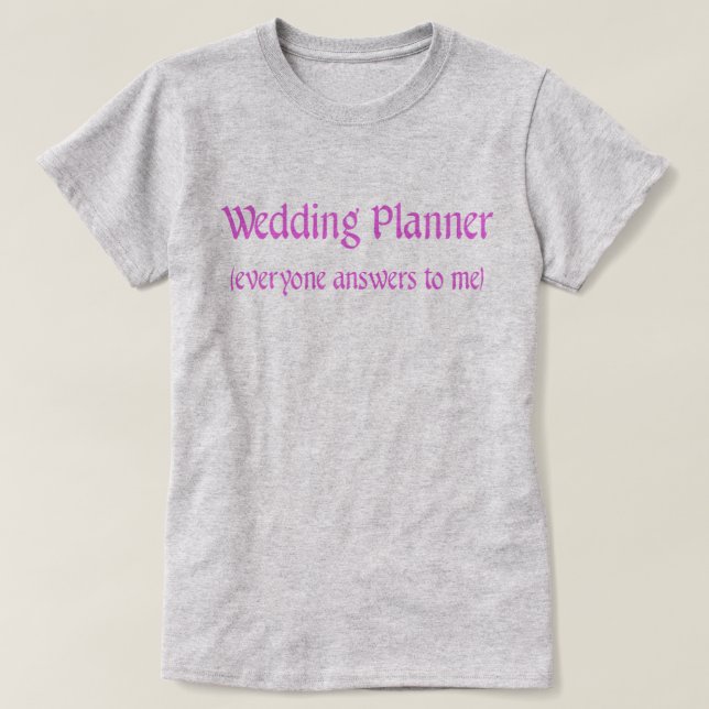 Bröllopsfixaren Tee (Design framsida)
