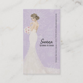 Bröllopsfixaren väljer bakgrund färg visitkort