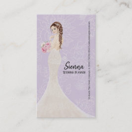 Bröllopsfixaren väljer bakgrund färg visitkort