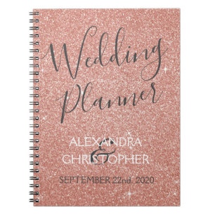 Bröllopsfixarens Rosa - Gnistran Glitter vid Ro Gu Anteckningsbok