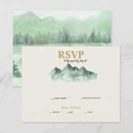 Bröllopsfjäll RSVP OSA Kort