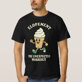 Bröllopsflykt Den oväntade träningen Autismmedveta T Shirt