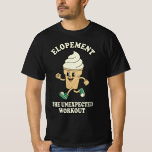 Bröllopsflykt Den oväntade träningen Autismmedveta T Shirt