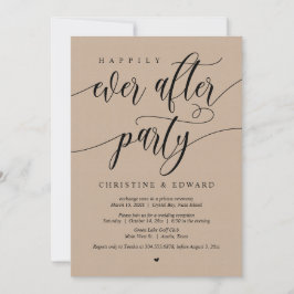 Bröllopsflykt, Lycklig För Evigt-fest, Kraft Inbjudningar