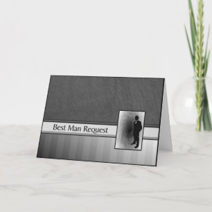 Bröllopsförfrågan till best man inbjudan