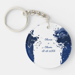 Bröllopsförmån för royalet Blue Keychain