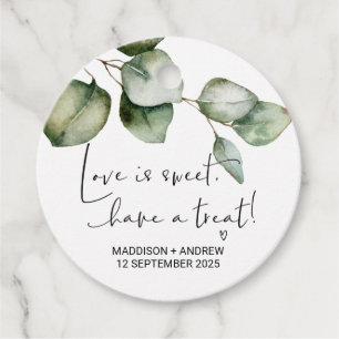 Bröllopsförmånlig Tack från Bride Groom Favor F Gåvor Etiketter