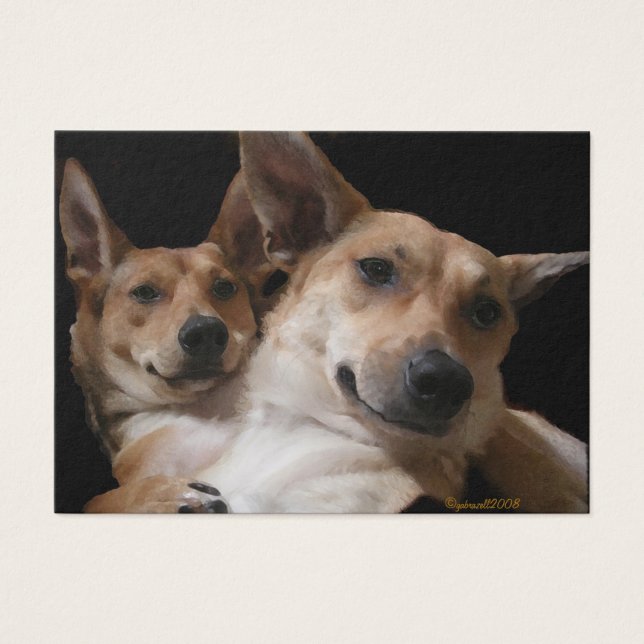 Bröllopsförmånskort (exempel) visitkort (Framsidan)