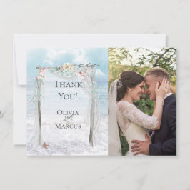 Bröllopsfoto | Elegant stranddrivveds pergola Tack Kort