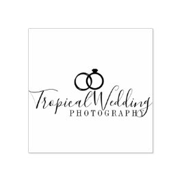 Bröllopsfotografering Ring logotyp Artist Studio   Stämpel