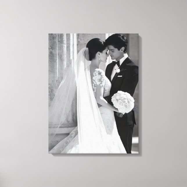 Bröllopsfotografi Canvas Art (Framsida)