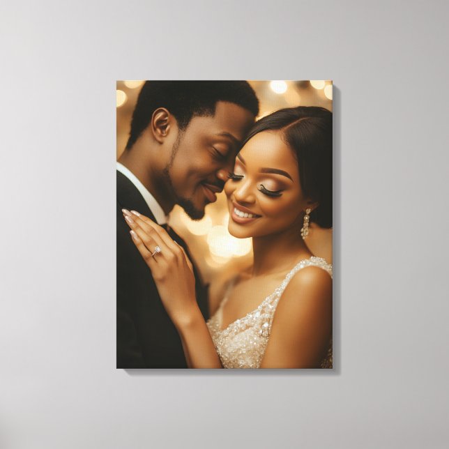 Bröllopsfotografi Canvas Art (Framsida)