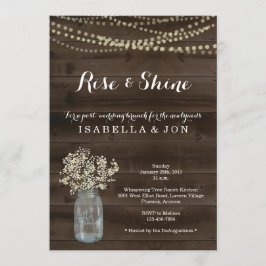 Bröllopsfrukost dagen efter Invitation Inbjudningar