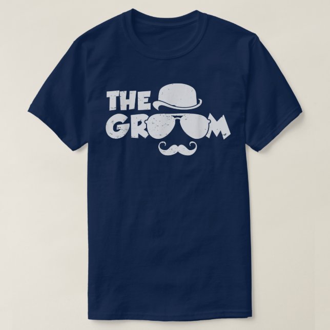 Bröllopsgäst Bröllopsfest Roliga Brudgum Vänner Br T Shirt (Design framsida)