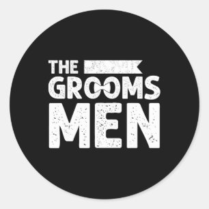 Bröllopsgästerna Svärmannen Bachelorfest Svägerska Runt Klistermärke