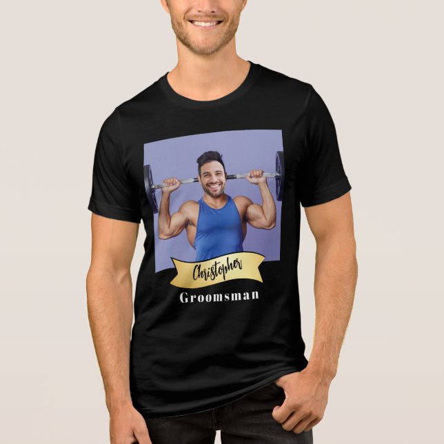 Bröllopsgästserien: Bar Bell-legenden T Shirt (Framsida)