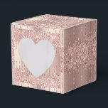 Bröllopsgåva eller presentlådor Roséguld Anpassad<br><div class="desc">Personliga present- eller gåvor lådor med Rosa Guld Rosa Glitter Glans Dripper Anpassad Text Rosa Moderna Present eller Favoritlådor / Presentinpackningsmaterial - Lägg till din unika text eller ta bort text - Gör dina speciella kortlådor till presenter för kvinnor - Välj teckensnitt / storlek / färg - Ändra storlek och...</div>