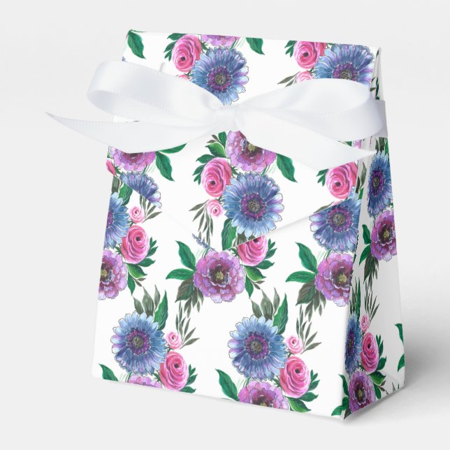 Bröllopsgåva låda-Blommor Favoritlåda Presentaskar (Framsidan Sidan)
