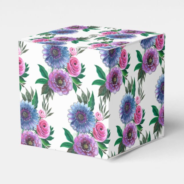 Bröllopsgåva låda-Blommor Favoritlåda Presentaskar (Framsidan Sidan)