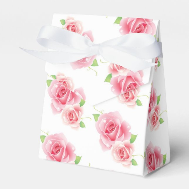 Bröllopsgåva låda-Blommor Förmån Box Presentaskar (Framsidan Sidan)