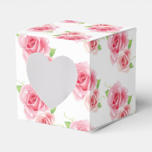 Bröllopsgåva låda-Blommor Förmån Box Presentaskar (Framsidan Sidan)